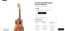 Kala 15c bndl for sale  Ann Arbor