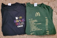2- Uniformes de camisetas antigas do McDonald's comprar usado  Enviando para Brazil