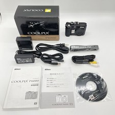 Przetestowany [N w idealnym pudełku] Nikon COOLPIX P6000 czarny aparat cyfrowy 13,5 MP z Japonii na sprzedaż  Wysyłka do Poland