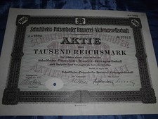 Aktie brauerei schultheiss gebraucht kaufen  Isernhagen