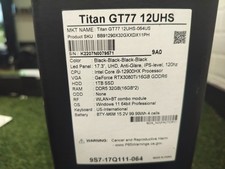Msi titan gt77 for sale  Cartersville