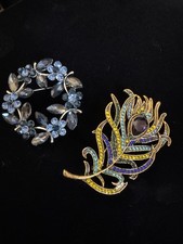 Set brooches peacock for sale  Phoenix