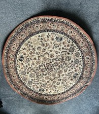 Round wool rug for sale  LISKEARD