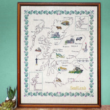 Framed map scotland for sale  LONDON