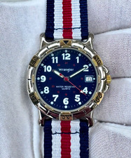 Usado, Relógio de campo Wrangler 9117 Hero analógico/mostrador azul/data masculino pulseira de náilon 36mm comprar usado  Enviando para Brazil