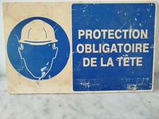 Plaque casque chantier d'occasion  Franconville