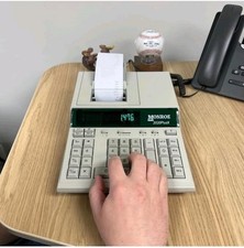 Calculadora de impressão Monroe 2020PlusX 12 dígitos contabilidade serviço médio desktop comprar usado  Enviando para Brazil