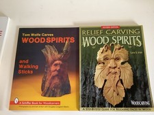 Two books carving for sale  HOLSWORTHY