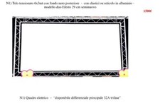 Telo tensionato per usato  Taurano