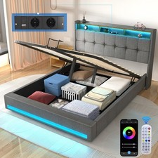 Polsterbett led doppelbett gebraucht kaufen  Bremen
