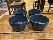 Conjunto de tigela de cereais/sopa Bee & Willow Milbrook 4 peças 6 polegadas grés salpicado azul comprar usado Conjunto de tigela de cereais/sopa Bee & Willow Milbrook 4 peças 6 polegadas grés salpicado azul comprar usado  Enviando para Brazil