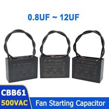 Capacitor CBB61 500VAC 50/60Hz ventilador de teto motor capacitores de partida 0.8uF-12uF comprar usado  Enviando para Brazil