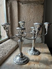 Pair vintage silver for sale  CHORLEY