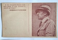 Cartolina gabriele annunzio usato  Italia
