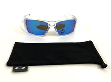 Usado, Óculos de sol Oakley Heliostat OO9231-0761 armação transparente com lentes Prizm safira comprar usado  Enviando para Brazil