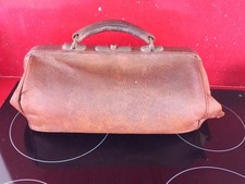 Antique brown leather for sale  DERBY