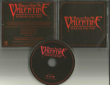 BULLET FOR MY VALENTINE Scream Aim Fire 2007 USA PROMO Radio DJ CD Single MINT  comprar usado  Enviando para Brazil