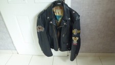Blouson cuir noir d'occasion  Martignas-sur-Jalle
