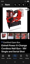 Nail gun einhell for sale  ROSSENDALE
