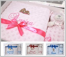 Geschenkset babydecke namen gebraucht kaufen  Görlitz