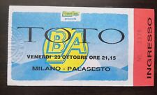 Biglietto concerto toto usato  Peschiera Borromeo