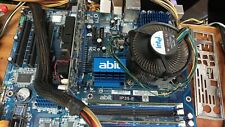 Usado, Soquete de placa-mãe Abit IP35-E 775 + Intel Core2Duo E7500 + 4GB DDR2 + escudo de E/S comprar usado  Enviando para Brazil
