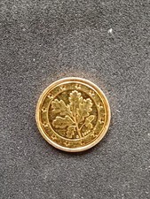 Cent münze goldfarbig gebraucht kaufen  Scheinfeld