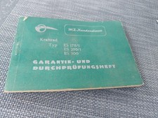 175 kundendienst garantieheft gebraucht kaufen  Heidenau, Dohna, Müglitztal
