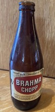 Brahma Chopp 12 oz. Garrafa de cerveja com etiqueta de papel (VAZIA) sem tampa cerveja brasileira dos anos 80’ comprar usado  Enviando para Brazil