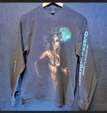 Usado, QUEEN OF THE DAMNED Manga Longa Personalizada Estampada em Roupa Shaka Tingida comprar usado  Enviando para Brazil