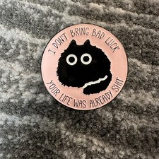 Black enamel pin for sale  Bakersfield
