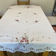 Cream maroon polyester for sale  TADCASTER