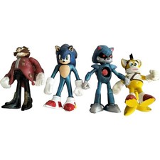 Pacote com 4 bonecos Sonic 4” Metal Sonic Shadow Sonic The Hedgehog bootleg mexicano comprar usado  Enviando para Brazil