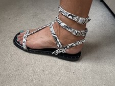 Snake print gladiator for sale  SHIFNAL