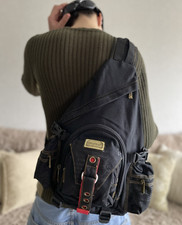 ☠️ Mochila Messanger Estilo Diesel Pilot Vintage Anos 00 comprar usado  Enviando para Brazil
