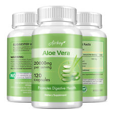 Usado, Cápsulas de Aloe Vera 20000mg - Digestivo, Suporte Gastrointestinal, Desintoxicação e Limpeza comprar usado  Enviando para Brazil