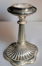 Castiçal folheado a prata único cônico suporte para vela e tealight H10cm 0,5kg comprar usado  Enviando para Brazil
