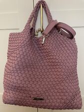 Pink intrecciato woven for sale  SALFORD