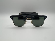 Usado, Vintage B L Ray Ban Club Master W0365 Ouro Preto Fabricado Nos EUA  comprar usado  Enviando para Brazil