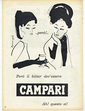 Campari bitter pubblicita usato  Italia