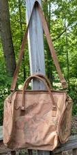 Vintage map duffel for sale  Slippery Rock