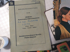 Nähmaschine ideal anleitung gebraucht kaufen  Netphen