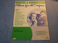 Sheet music rodgers for sale  NOTTINGHAM