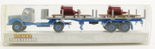 Usado, Semirreboque Scania com Reboque de Estaca e Motor de Carga Brekina 1:87 H0 orig. selado [BK4-M9] comprar usado  Enviando para Brazil