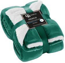 Sherpa fleece blanket for sale  BRADFORD