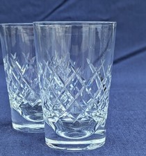 Pair lead crystal for sale  LEICESTER