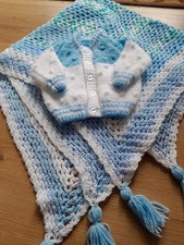 Handknitted baby cardigan for sale  HULL