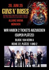 Toptickets guns roses gebraucht kaufen  Wörthsee