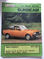 Talbot sunbeam 1977 for sale  WALLINGFORD