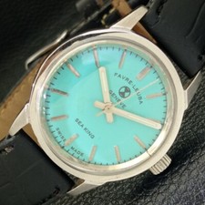 RELÓGIO SUÍÇO VINTAGE FAVRE LEUBA GENEVE CORDA MANUAL MASCULINO VERDE MAR a436214-a comprar usado  Enviando para Brazil